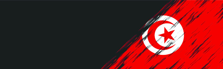Tunisia flag banner