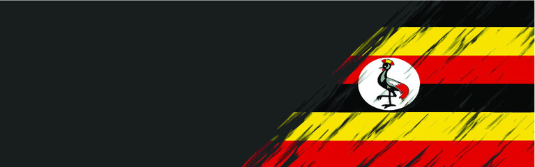 Uganda flag banner