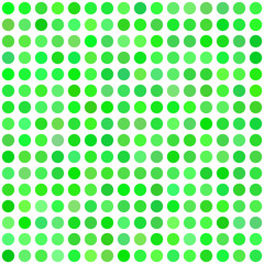 Green circles seamless pattern. Summer fashion trend. Vector stylish colorful background.
