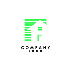 home space logo design vector