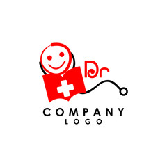 doctor clinic logo design vector