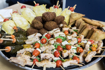 skewer during a buffet