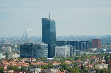 Fototapeta na wymiar Skyscraper, Business, Skyscraper, Architecture, modernity. Gdansk, Gdynia, Trojmiasto. 