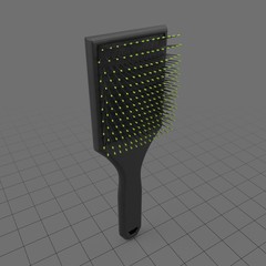 Flat hairbrush
