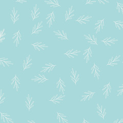 white patterns on a blue background, decorative paper, gift wrap, light ornament on a blue background