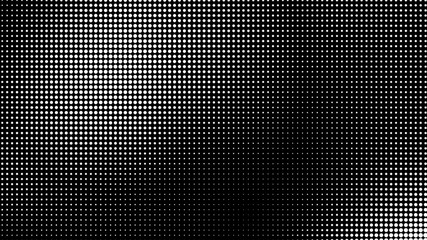 Dot white black pattern gradient texture background. Abstract pop art halftone and retro style.