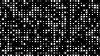 Dot white black pattern gradient texture background. Abstract  technology big data digital background. 3d rendering.