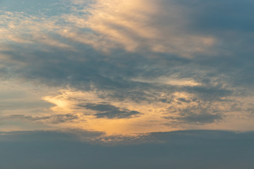 Fototapeta premium Beautiful sky with clouds background. The softness of the clouds and the brightness of the sky.