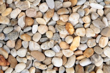 Background made of pebbles, calming effect