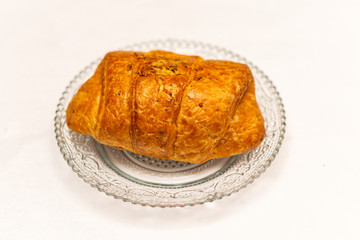 homemade apple pie on a plate