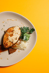 fried fish with cheese