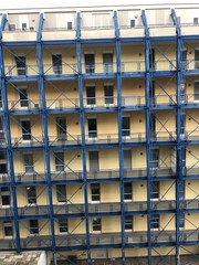 facciata finestre costruzione palazzo ospedale 