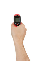 Thermometer for diagnostic in hand