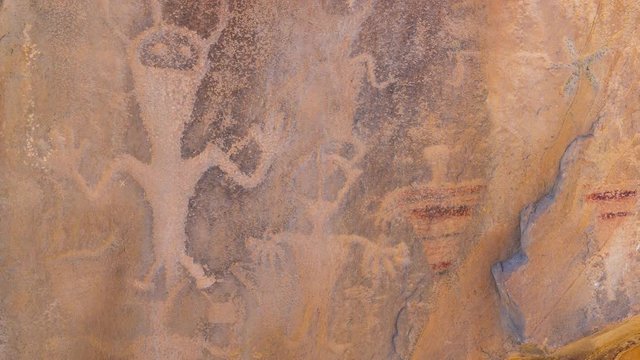 Petroglyphs, Fremont Culture, Dinosaur National Monument, Utah, Usa, America