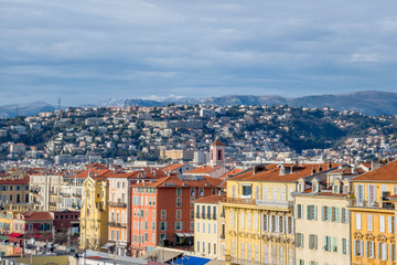 Fototapeta na wymiar Architecture in Nice, South France
