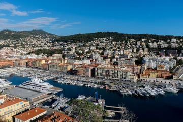 Fototapeta na wymiar Port in Nice, South France