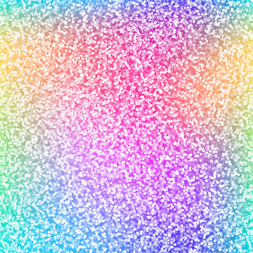 Vector seamless colorful holographic gradient sparkle glitter pattern