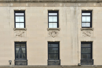 Obraz premium Building of Manhattan School of Music (fragment). New York City