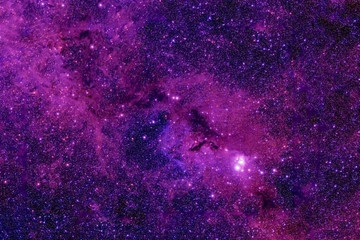 Purple galaxy in deep space. Elements of this image were furnished by NASA.