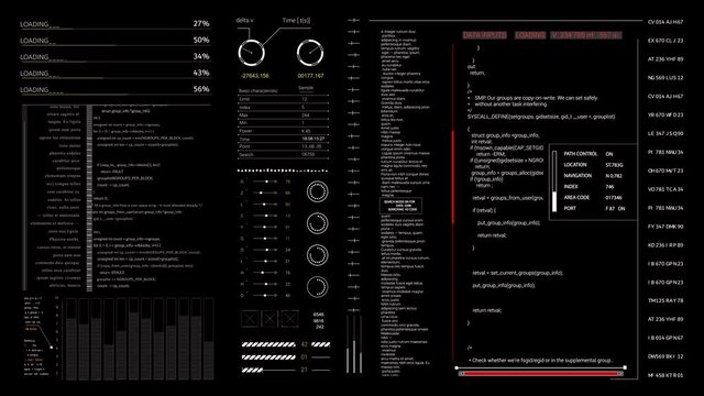 PNG Alpha. Technological Sci Fi HUD.Futuristic user interface.Technological template.