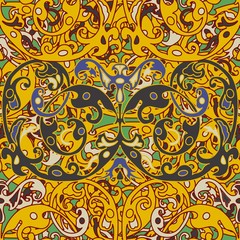 Antique. Vintage ethnic seamless pattern. Islamic, arab, arabic geometric multicolor summer print. Hipster hand drawn. Ancient backdrop. Wallpaper. prints on textiles, fabrics, clothes, boys, girls.