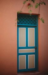 Traditional Moroccan door in Marrakesh