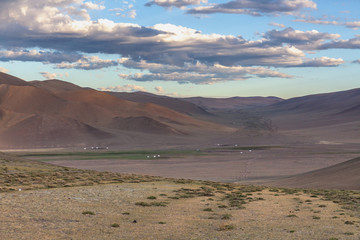 Altai Tavan Bogd National Park in Bayar-Ulgii, Mongolia.