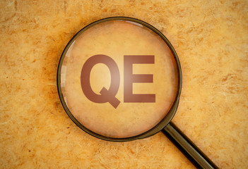 Quantitative easing magnifying glass