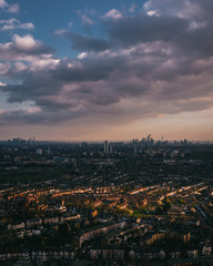 Fototapeta na wymiar Skyline view of London City 