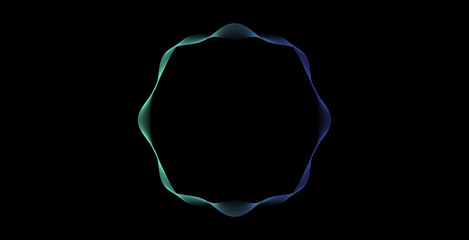 forma, cerchi, ondulati,  tecnologia, moderna