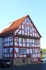 Ein Fachwerkhaus in Homberg (Ohm)