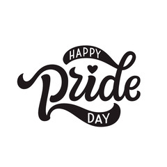 Happy Pride day lettering