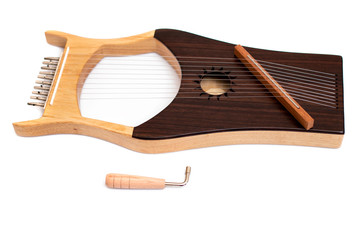 stringed lyre musical instrument