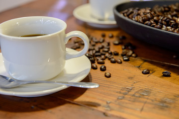 コーヒーと珈琲豆