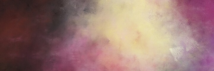 beautiful antique fuchsia, wheat and very dark pink colored vintage abstract painted background with space for text or image. can be used as horizontal background graphic