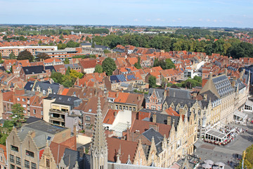Fototapeta na wymiar City of Ypres, Belgium 