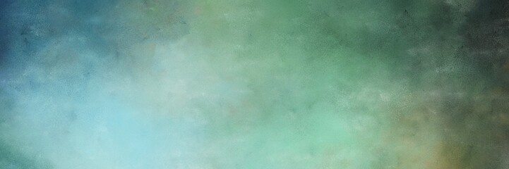 beautiful abstract painting background texture with light slate gray, dark slate gray and light blue colors and space for text or image. can be used as horizontal header or banner orientation