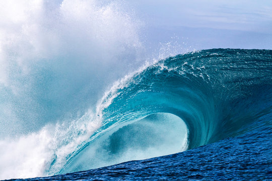 View of wave in sea