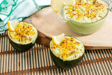 avocado pear sweet cream