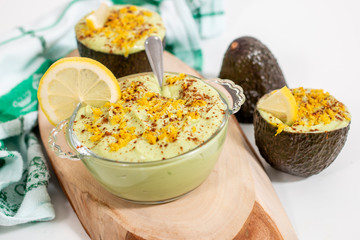 avocado pear sweet cream