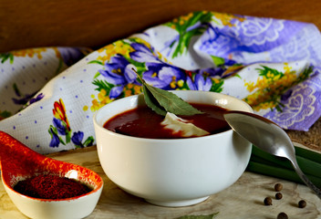 salad with beetroot and feta cheese