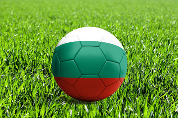 Bulgaria Flag on Soccer Ball