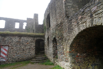 Old town. Ruin. Schloss .