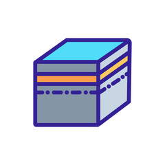 religious temple in haji icon vector. religious temple in haji sign. color symbol illustration