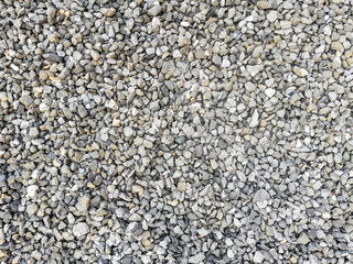 texture of gravel stones on ground background