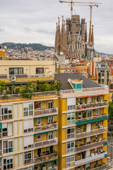 Sagrada Familia basilica in Barcelona, Catalonia, Spain, UNESCO heritage site