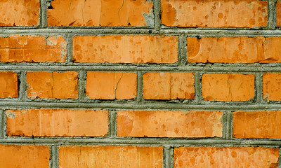 Abstract red brick background.