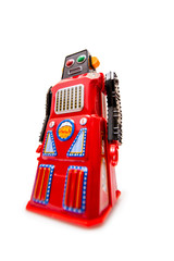 Fototapeta premium Vintage tin robot toy