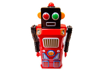 Fototapeta premium Vintage tin robot toy
