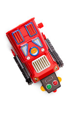 Vintage tin robot toy